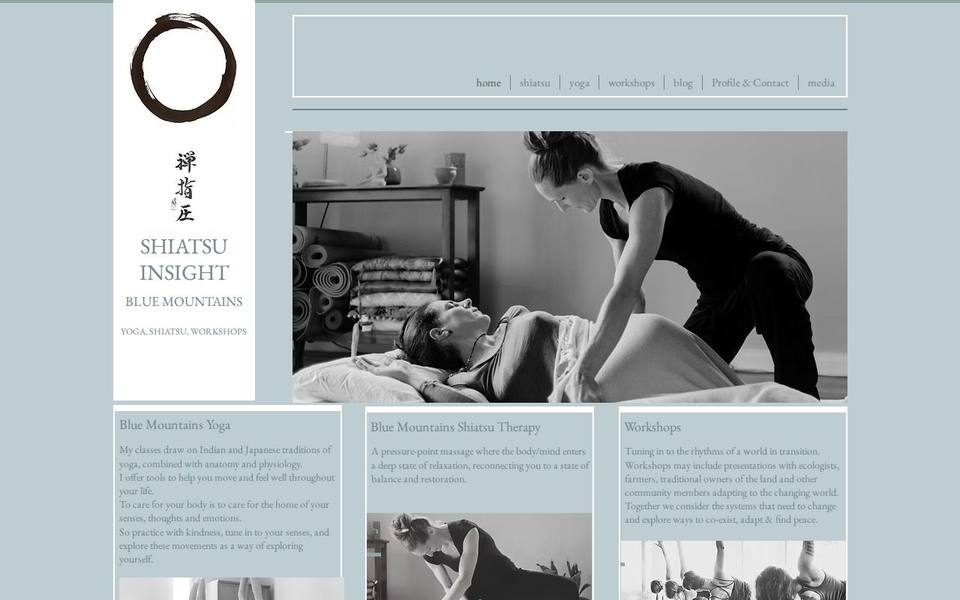 Shiatsu Insight website