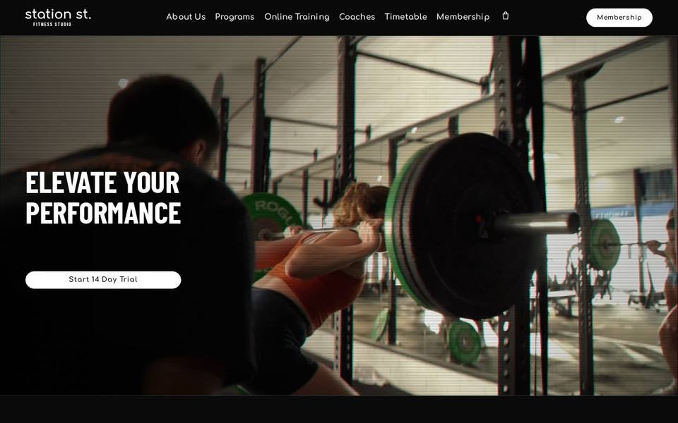 Station Street Fitness website