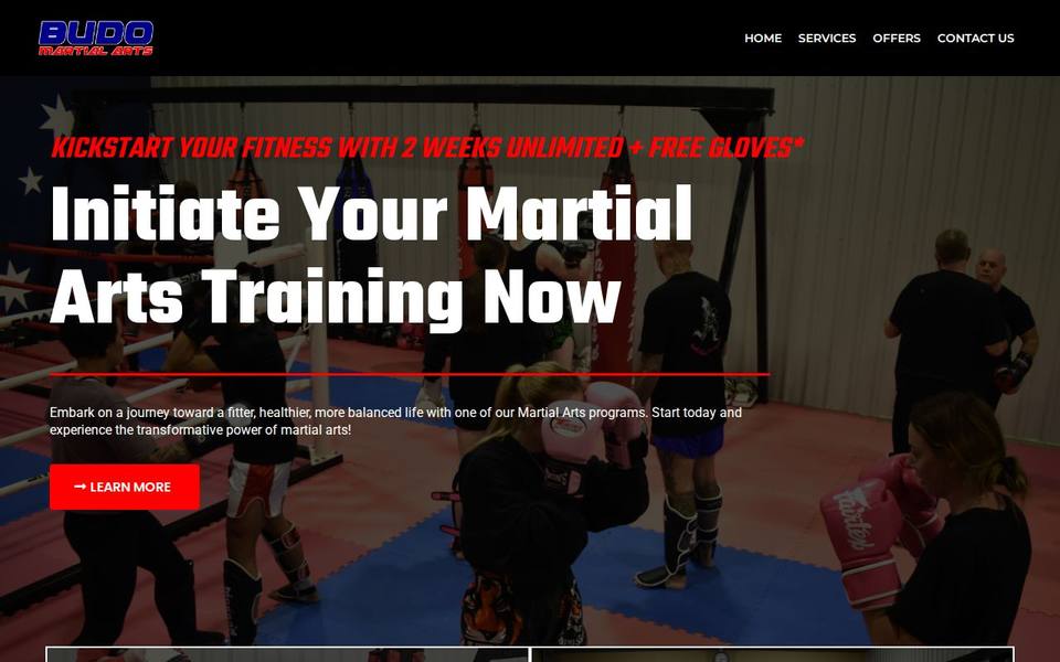 Budo Martial Arts website