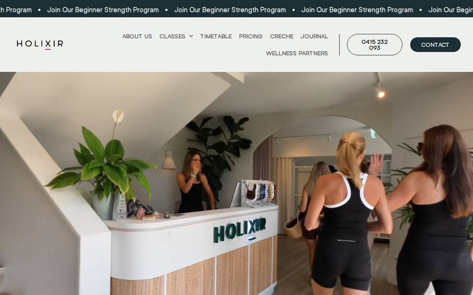 Holixir website