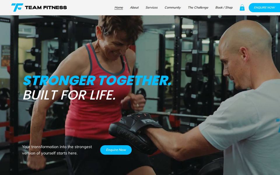 TEAM Fitness Pty Ltd. website