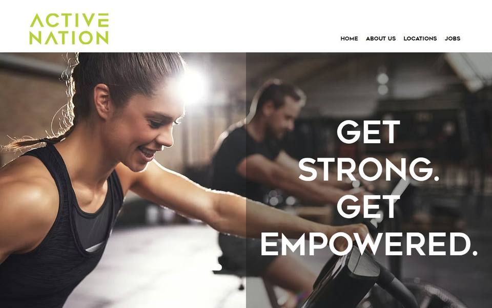 Active Nation Health Club website