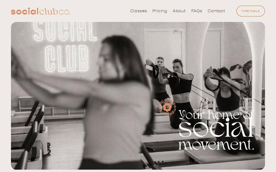 Social Club Co website