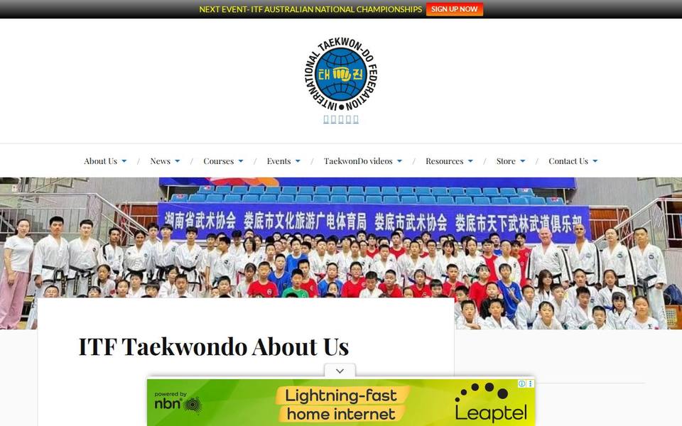 Thoroughbred Taekwondo website