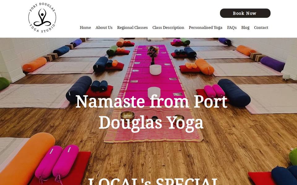 Port Douglas Yoga Studio website