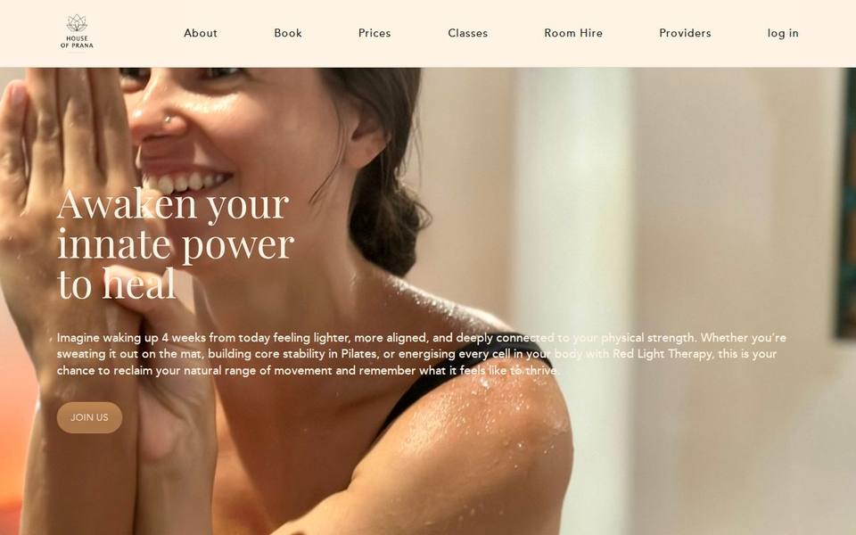 House of Prana website