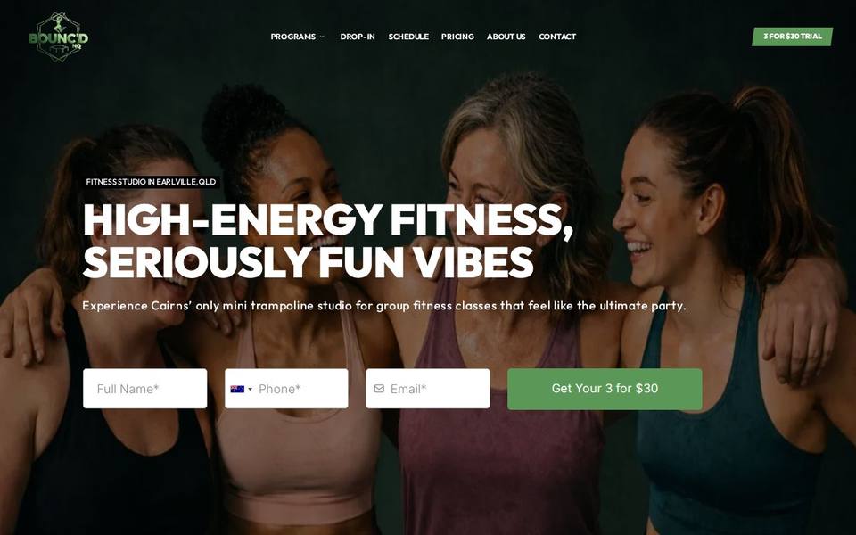 Bounc'd NQ website