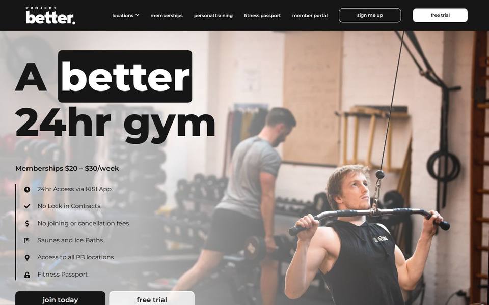 Project Better website