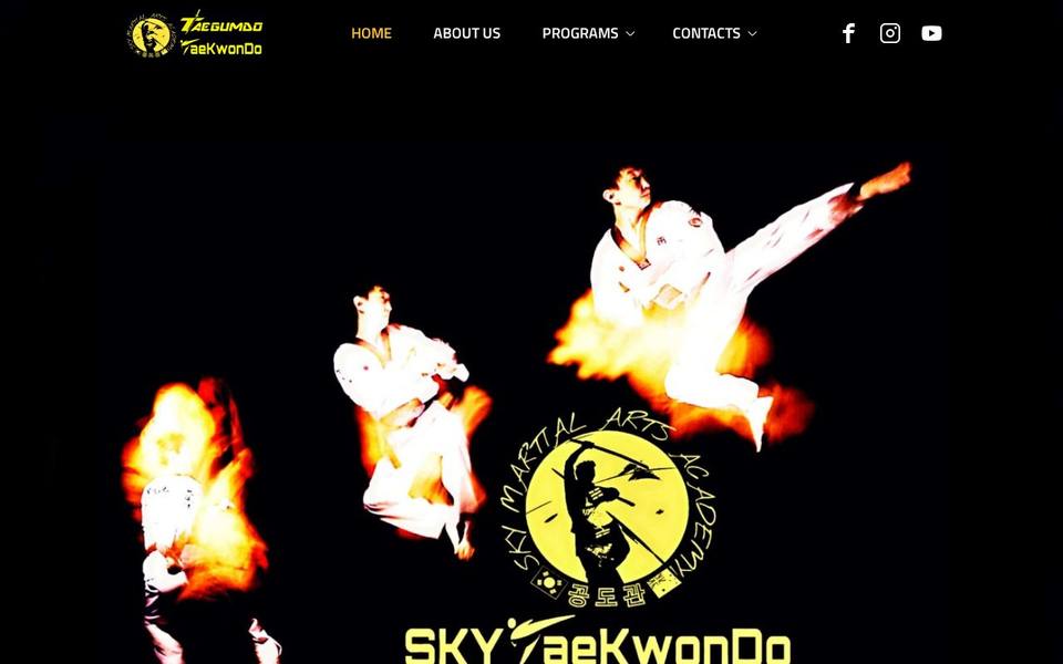 Sky Taekwondo website