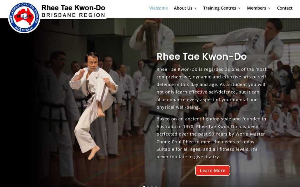 Rhee Taekwondo Narangba website