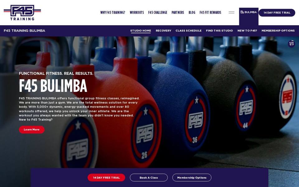 F45 Bulimba website