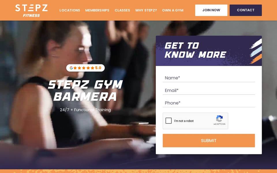 Stepz Fitness Barmera website