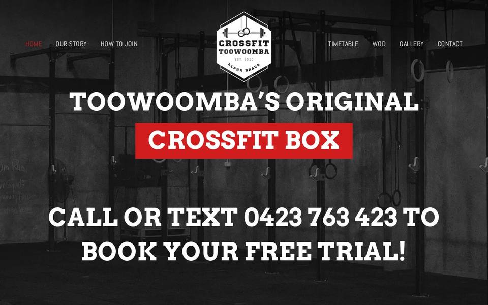 CrossFit Toowoomba website