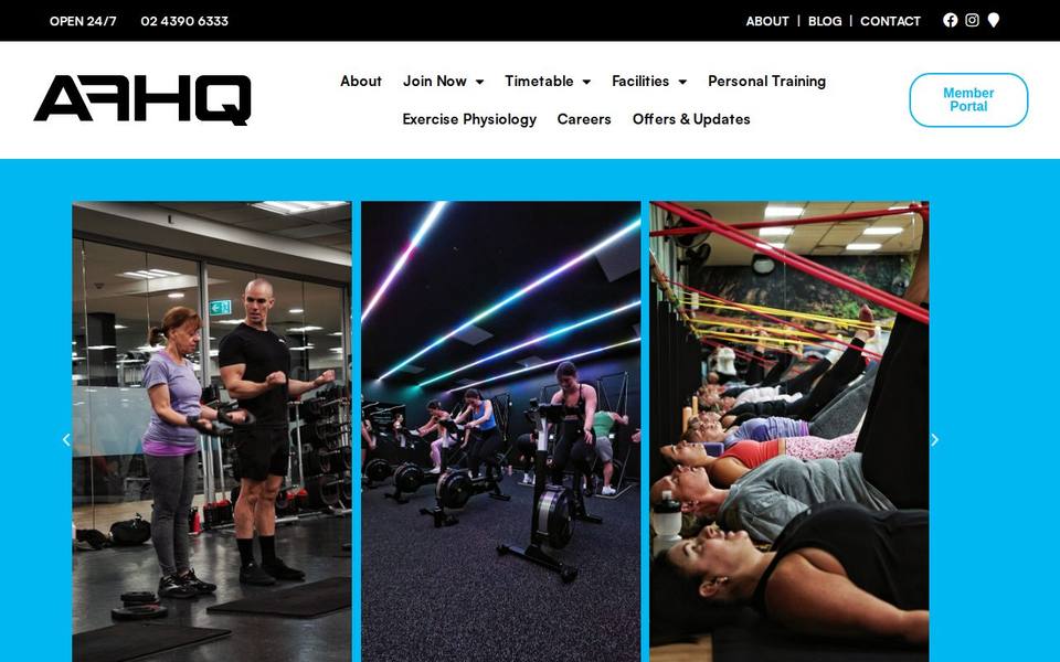 Active Fitness HQ website