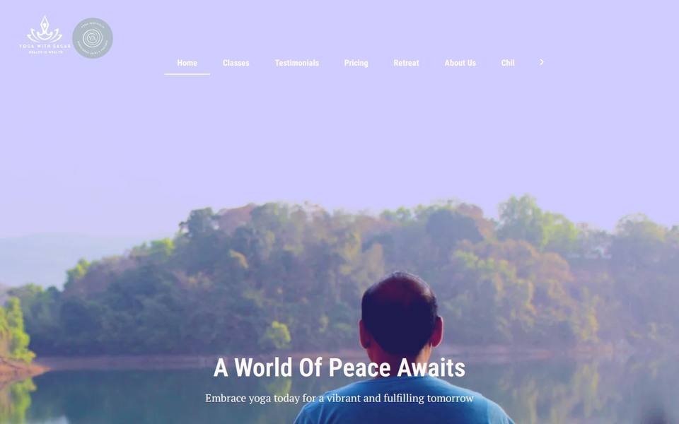 Yoga With Sagar website