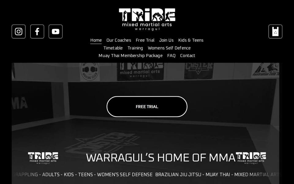 Tribe Mixed Martial Arts website