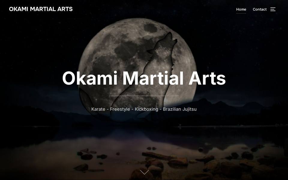 Okami Martial Arts website