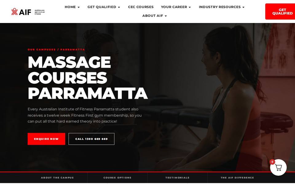 Australian Institute of Fitness website