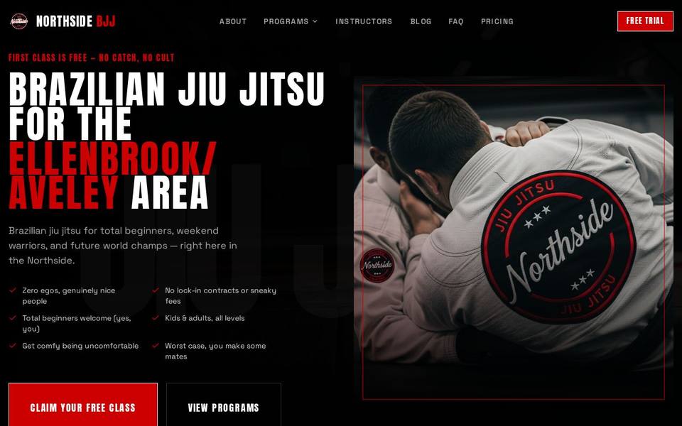 Northside Jiu Jitsu website