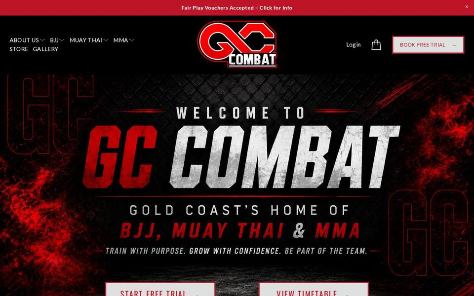 GC Muay Thai website