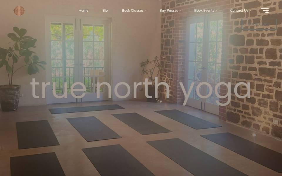 True North Yoga website