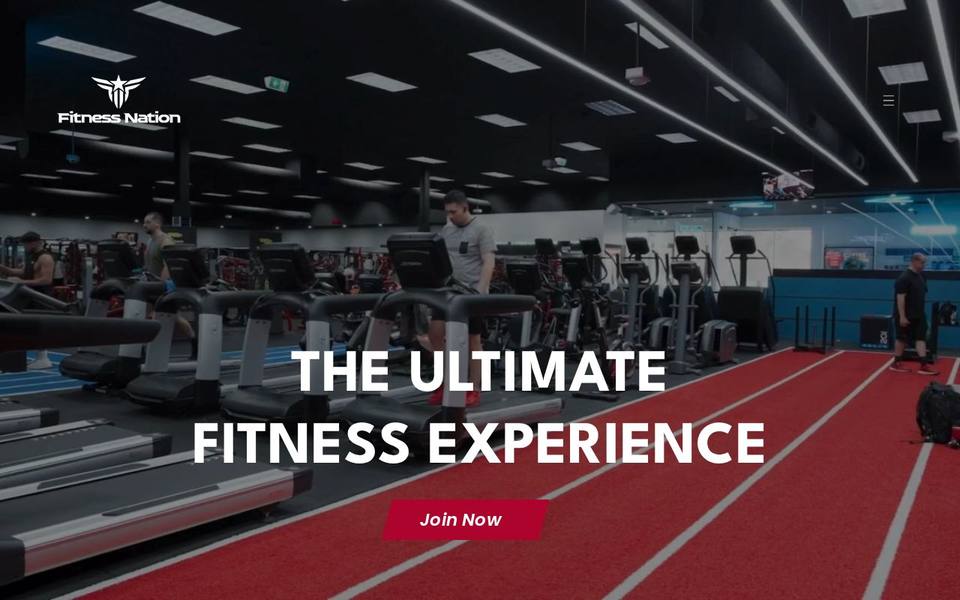 Fitness Nation Preston website