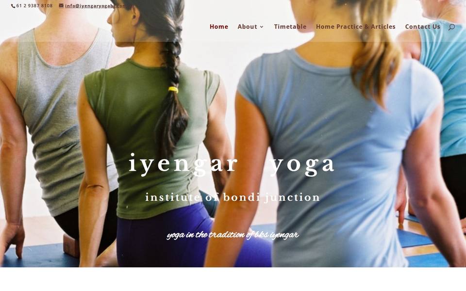 Iyengar Yoga website