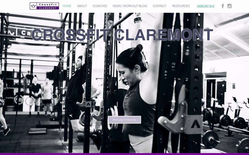 CrossFit Claremont website