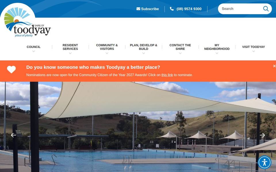 Toodyay Aquatic Centre website