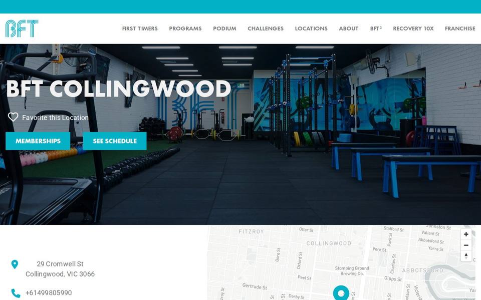 BFT Collingwood website