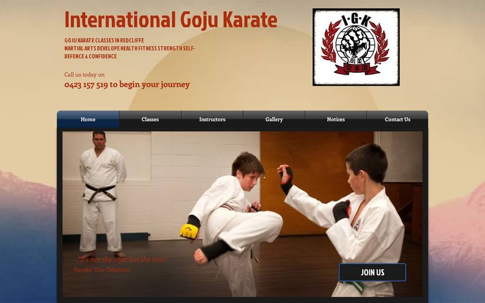 International Goju Karate-Do website