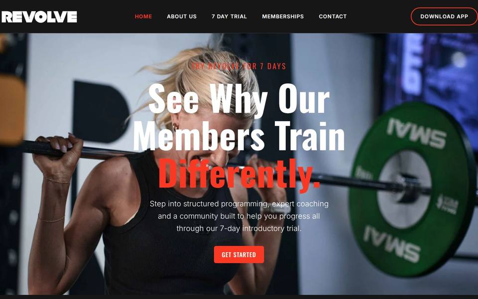 Revolve Studio website