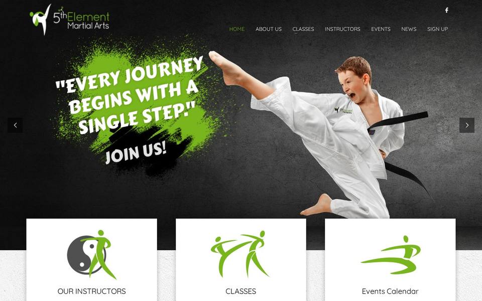 5th Element Martial Arts website