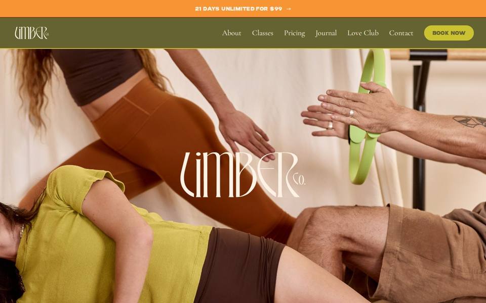 Limber Co website