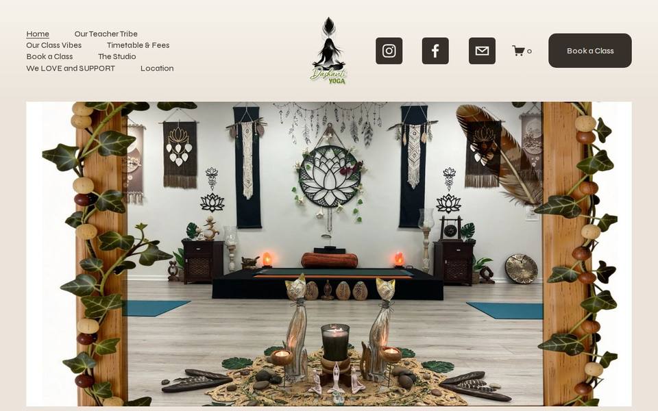 Dashanti Yoga website