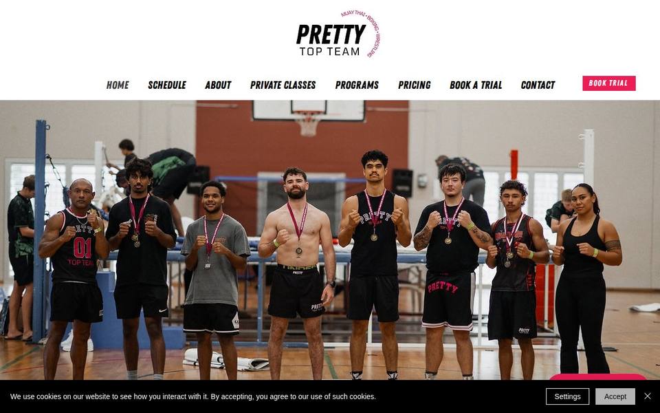 Pretty Top Team website