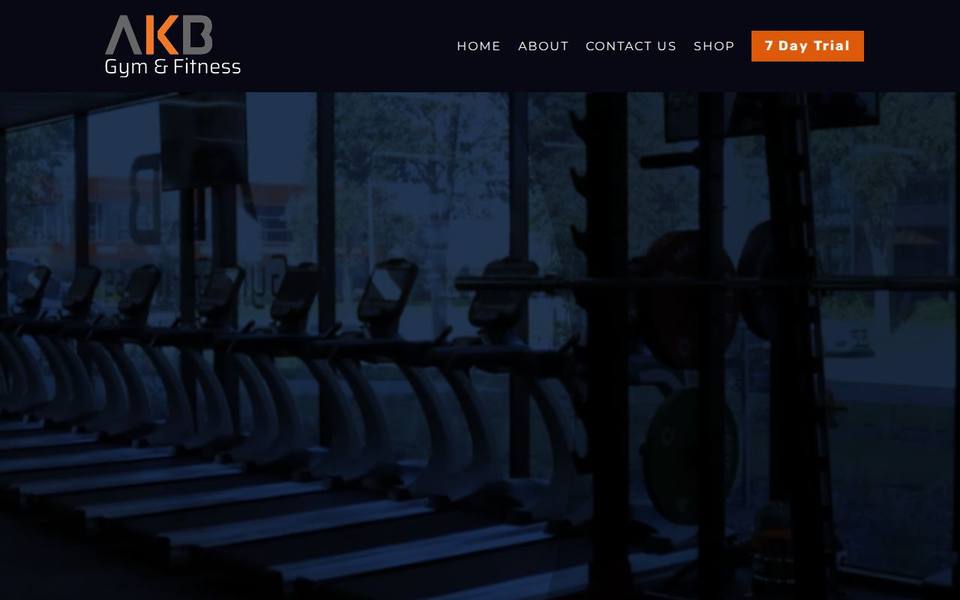 AKB Gym and Fitness website