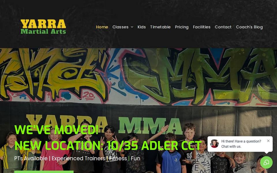 Yarra MMA website