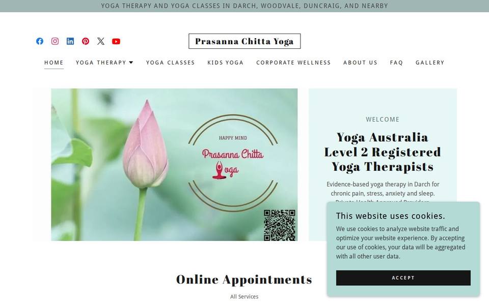 Prasanna Chitta Yoga website