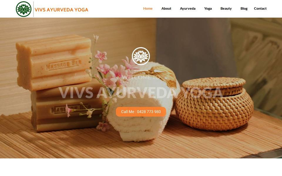 Viv's Beauty & Yoga website