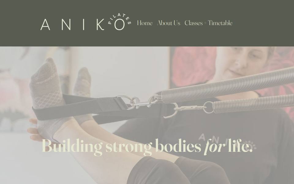 Aniko Pilates website