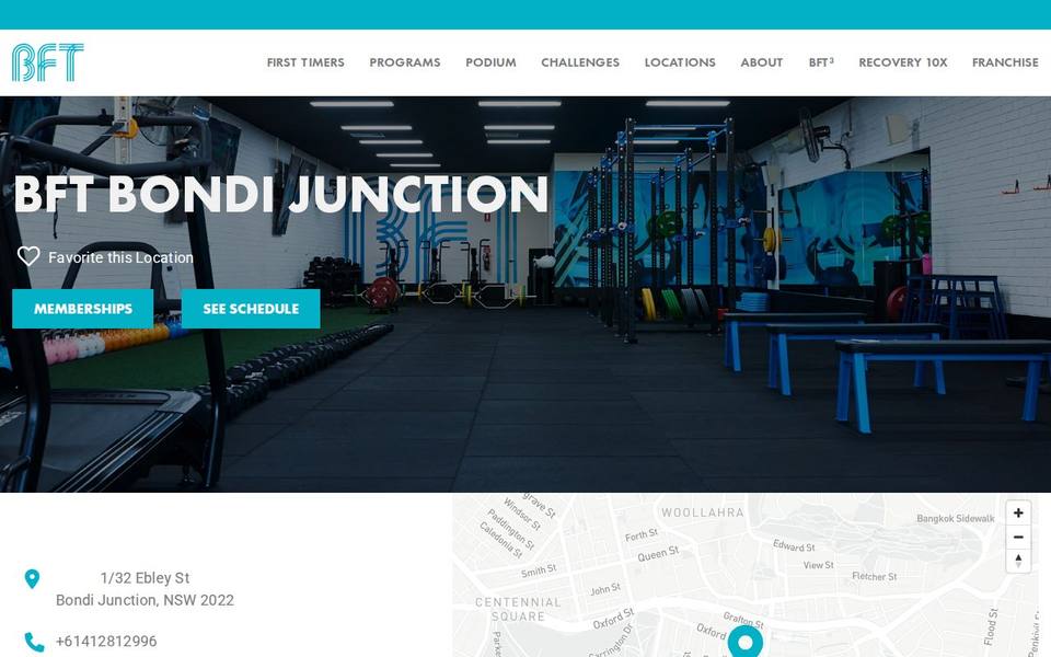 BFT Bondi Junction website