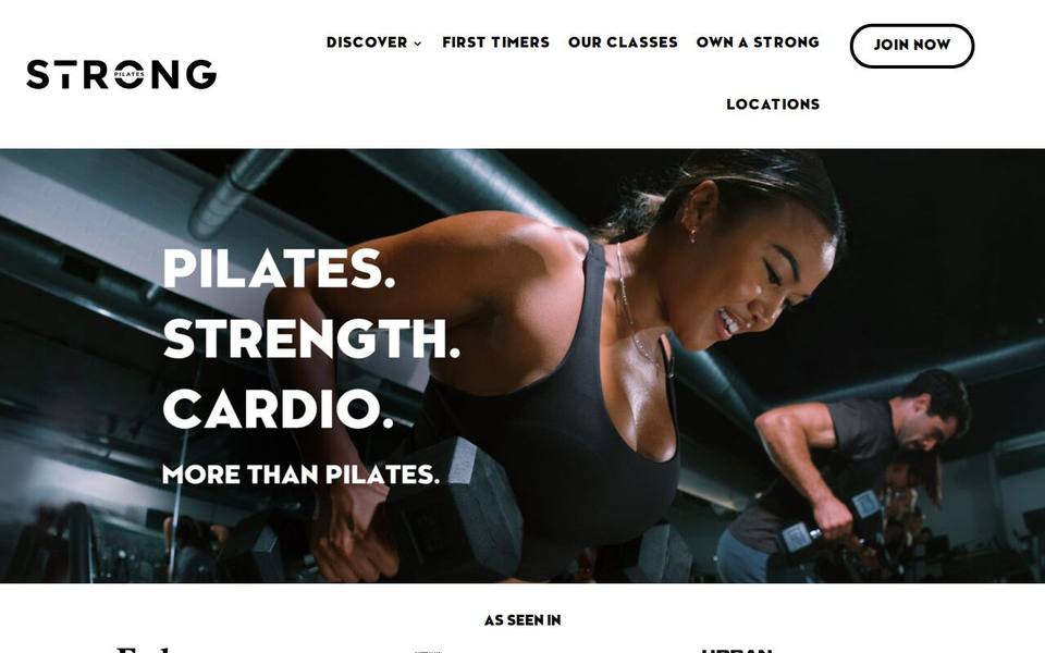 Strong Pilates Maroochydore website