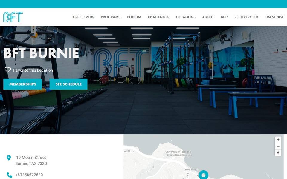 BFT Burnie website