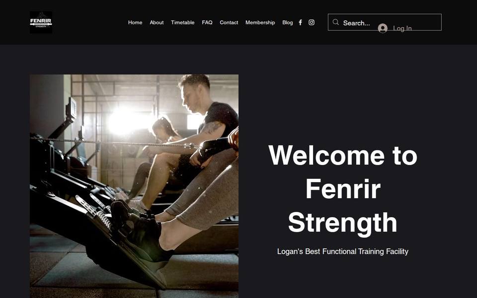 Fenrir Strength website