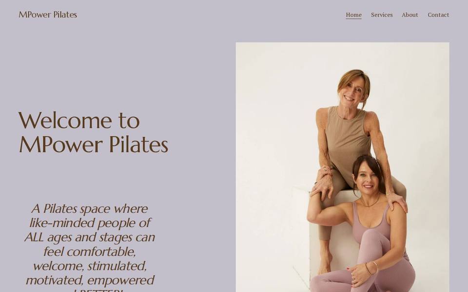 MPower Pilates website