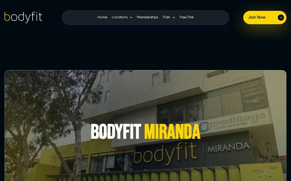 Bodyfit Miranda website