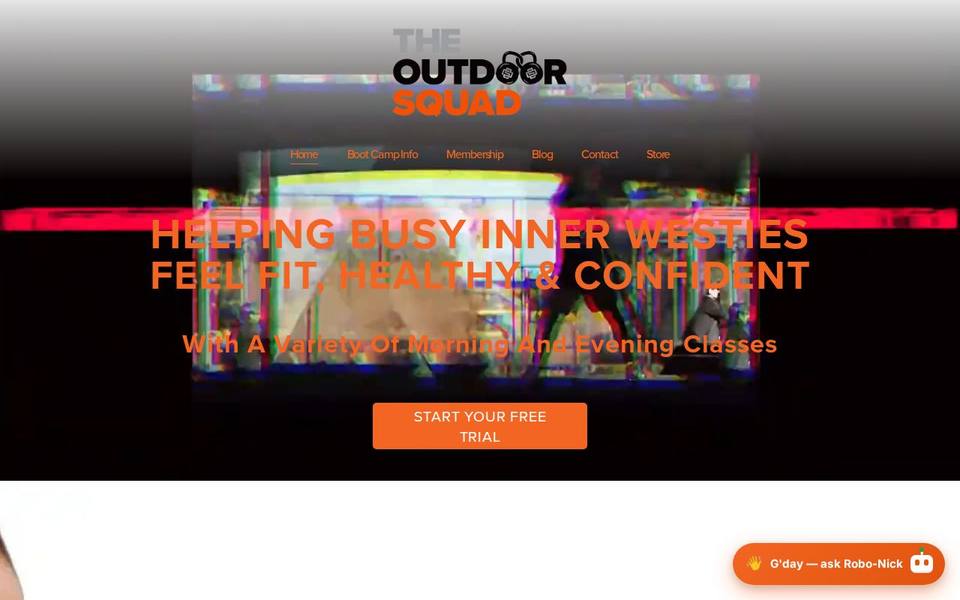 The Outdoor Squad website