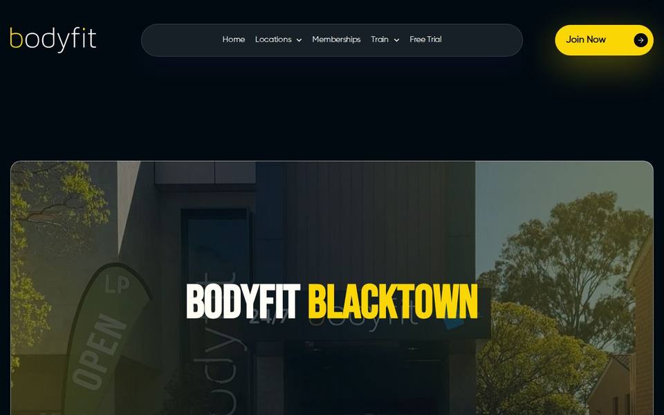 Bodyfit Blacktown website