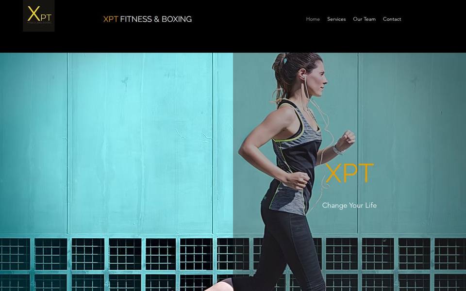 XPT Fitness and Boxing website